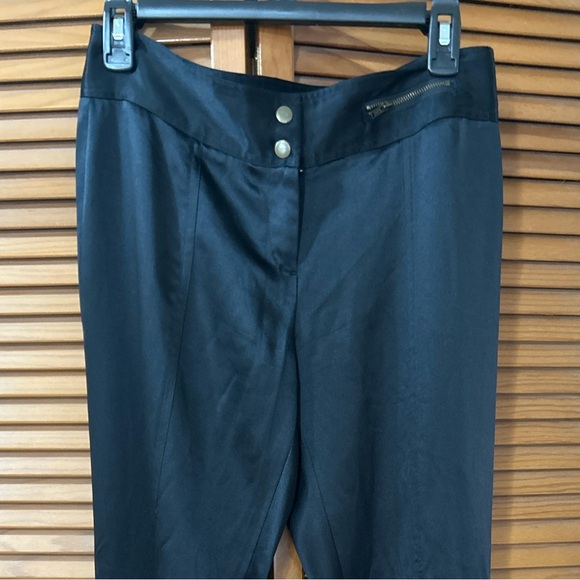 Express Y2K 100% silk black cargo jogger - Picture 8 of 8